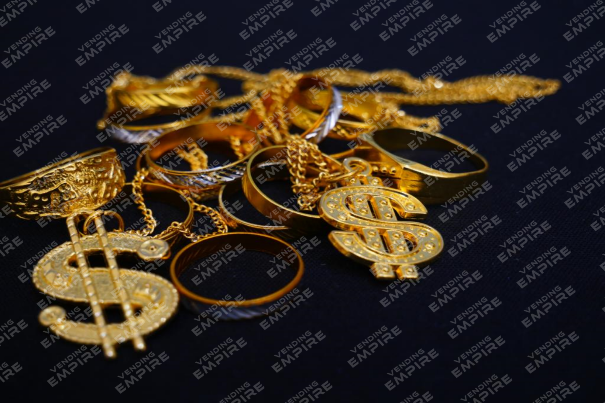 Cadenas y Anillos de Oro California Encapsulados 1″ (100 pzs)