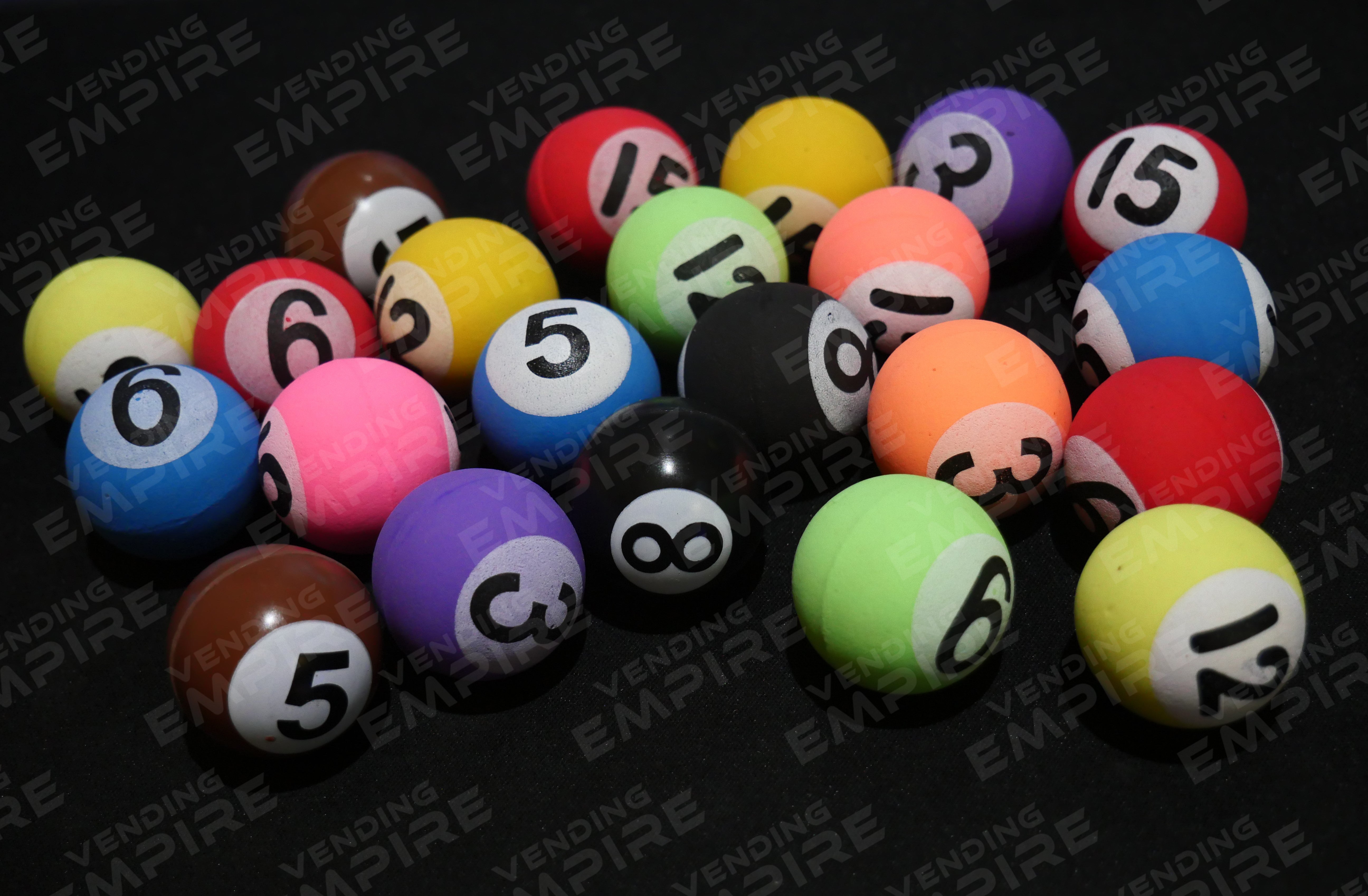 Pelotas Rebotonas Billar 32mm (100 pzs)