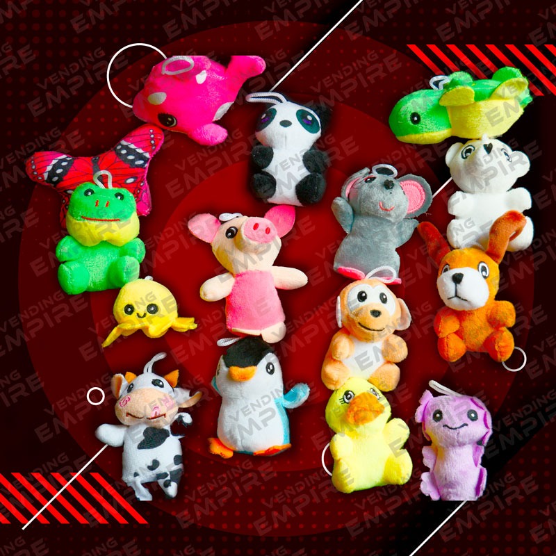 Peluches de Animales de 3″ (50 pzs)