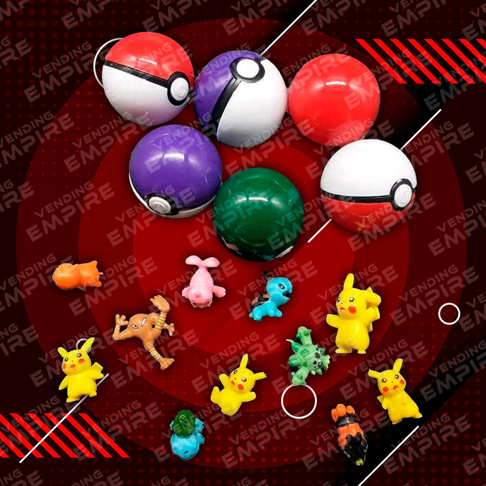 Pokebola con pokemon 2” (100 pzs)